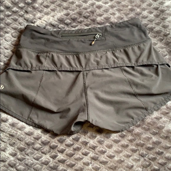 Size two black lululemon shorts - Picture 2 of 5